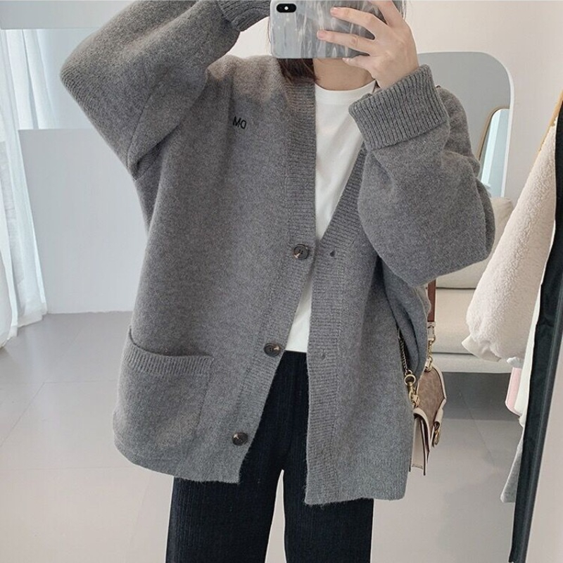 Áo cardigan len trơn 3 màu siêu đẹp, Áo cardigan form rộng hottrend 2023 | BigBuy360 - bigbuy360.vn