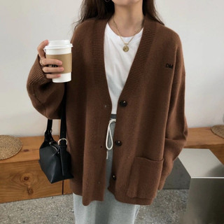 Áo cardigan len trơn 3 màu siêu đẹp, Áo cardigan form rộng hottrend 2023