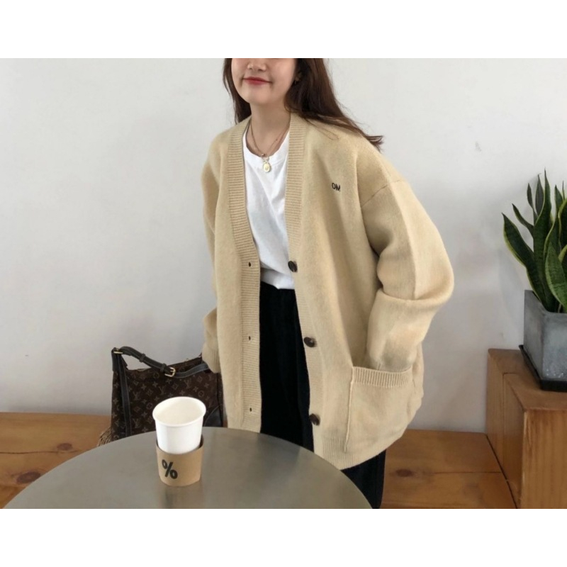 Áo cardigan len trơn 3 màu siêu đẹp, Áo cardigan form rộng hottrend 2023