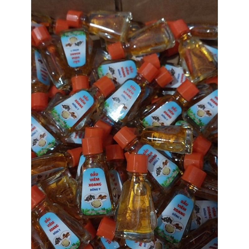 10 chai dầu viêm xoang 3ml có rễ cây  như hình