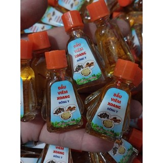 10 chai dầu viêm xoang 3ml có rễ cây như hình