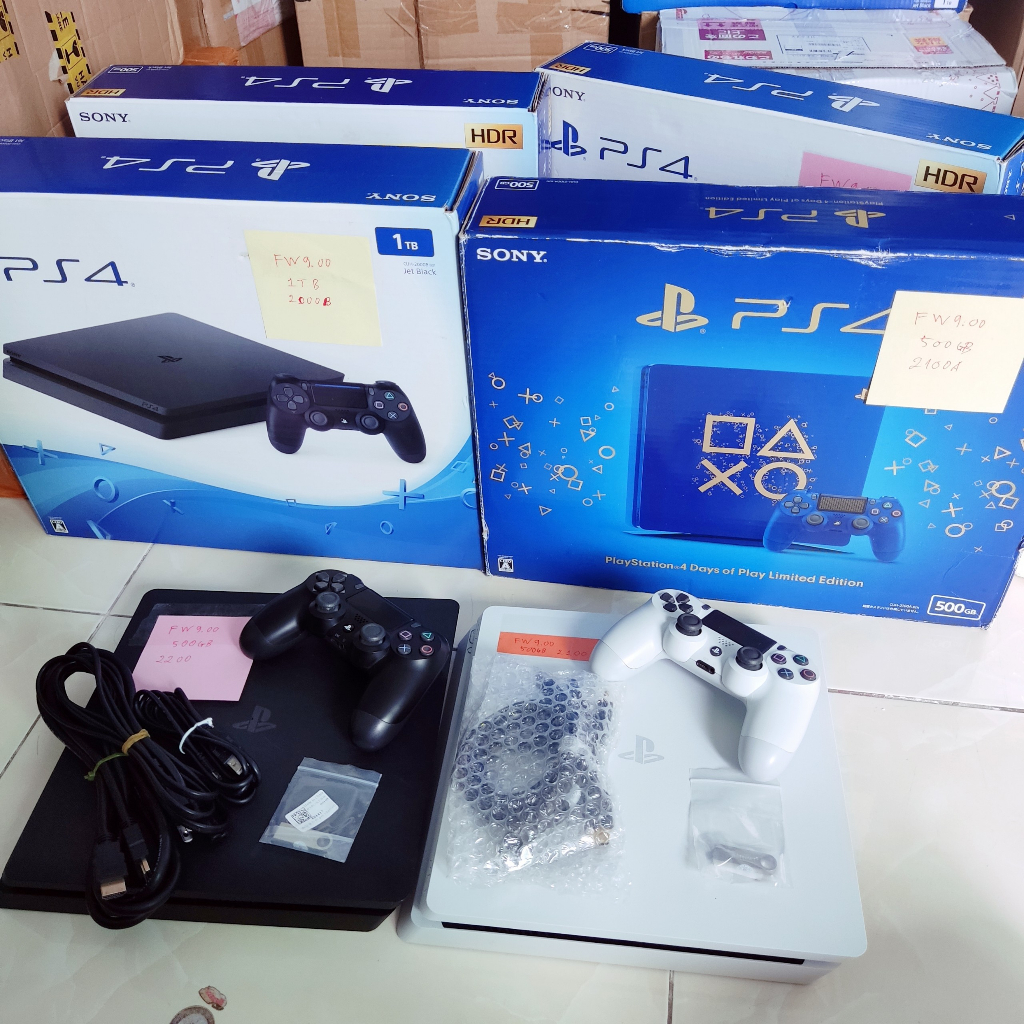 Máy game PS4 Slim 1TB FW9.00 cài sẵn 16-20 game tiếng Việt tem zin chưa bung sửa kèm 1 tay Pro đẹp keng - Likenew BH3T | BigBuy360 - bigbuy360.vn