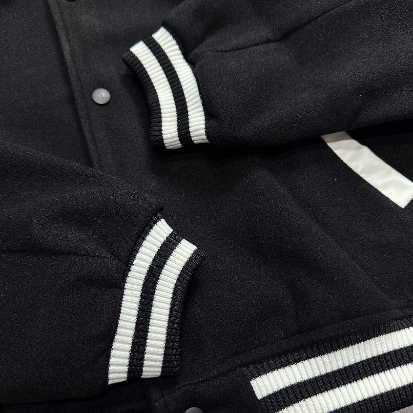 Áo Bomber Tetdey Phối Da Cầu Vai Full 4 Màu Siêu Hot - Áo Khoác Nam Nữ Chất Dạ Tàu Cao Cấp