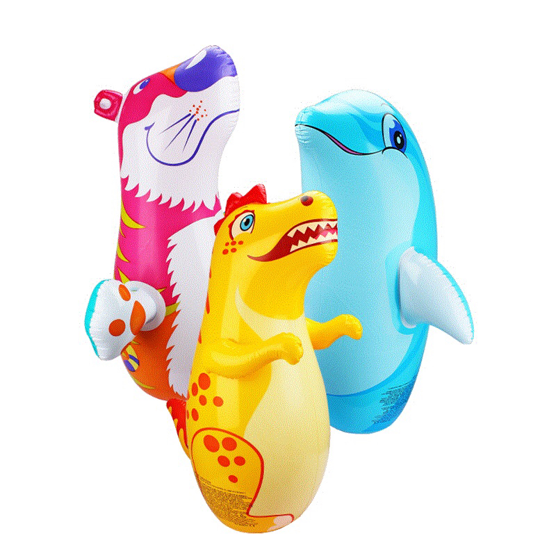 Lật Đật Bơm Hơi Cho Bé Tập Boxing Vui Chơi Phát Triển Vận Động, Phao Hơi Đấm Bốc Cho Trẻ Xả Stress