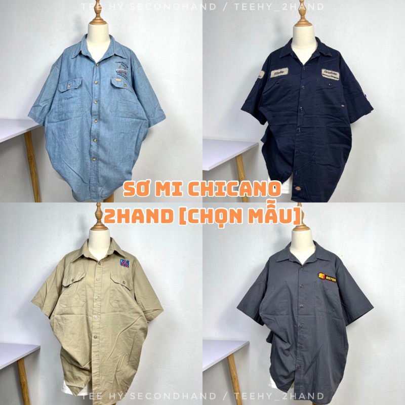 Áo Sơ Mi CHICANO 2hand - sơ mi 2hand được chọn mẫu trên link