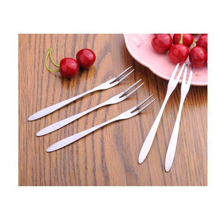 Dĩa Ăn Hoa Quả Trái Cây, Nĩa Ăn Bánh Gato Inox Gia Đình