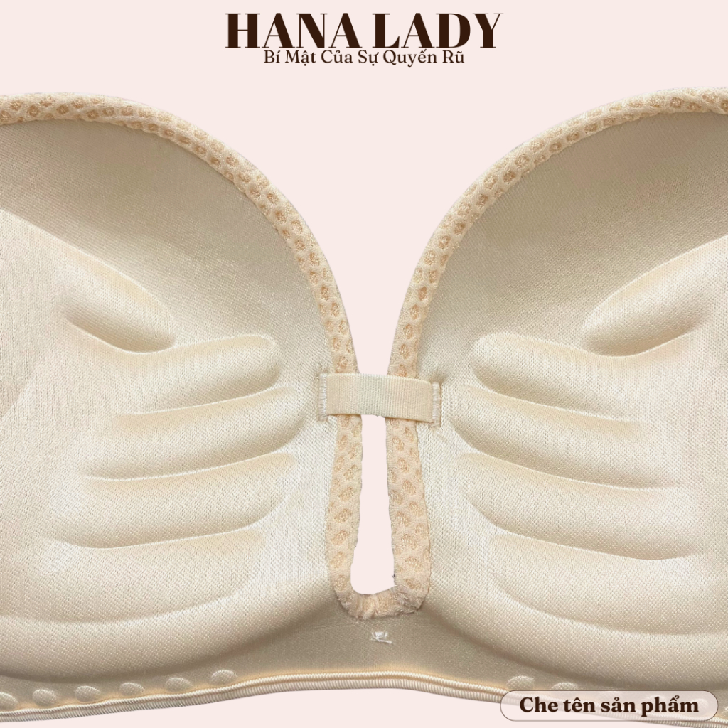 Áo ngực su siêu nâng cúp ngang chống tuột - Áo lót đệm bàn tay dày 3cm nâng độn tạo khe cao cấp