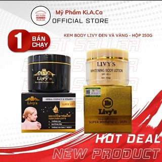 Kem Dưỡng Trắng Da Body Livy Thái Lan Dưỡng ẩm da trắng mịn, hồng hào