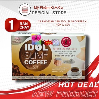 Cà Phê Giảm Cân Idol Slim Coffee Thái lan - Giảm Mạnh Từ 3-5kg tùy theo cơ địa ( hộp 10 gói )