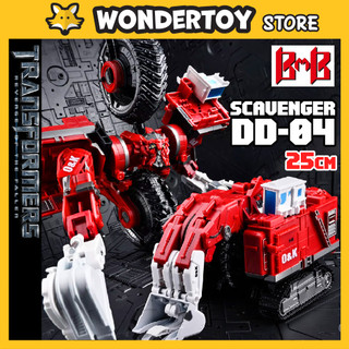 Mô hình Transformers Scavenger DD-04 Devastator Combiner ROTF Robot Biến Hình Máy Xúc 25cm Hãng BMB