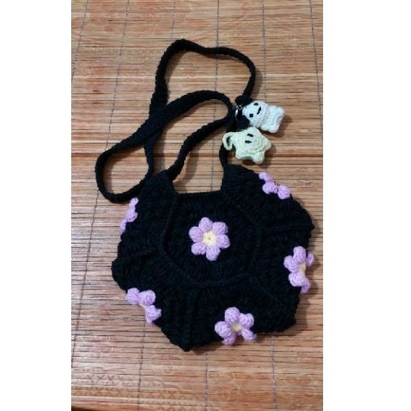 Túi len ghép hoa lục giác