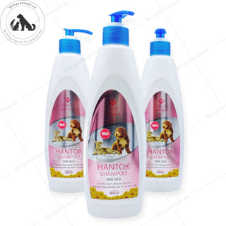 Sữa Tắm Ve Rận Bọ Chét Chó Mèo Hantox Shampoo Hanvet Vàng Xanh Hồng 200ml