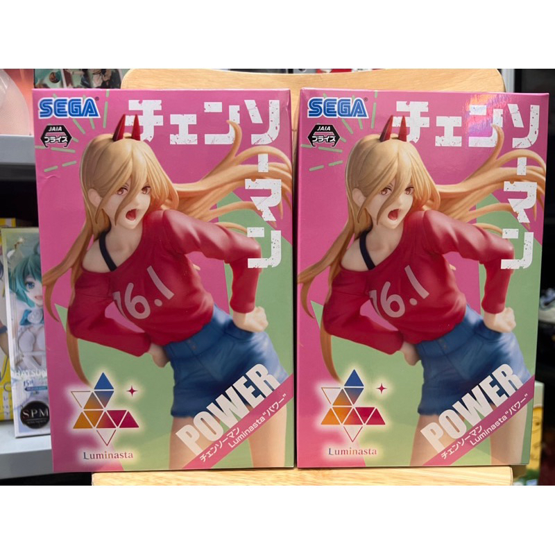 MÔ HÌNH CHÍNH HÃNG SEGA : Power & Nyaako Chainsaw Man Luminasta Power Figure🎊