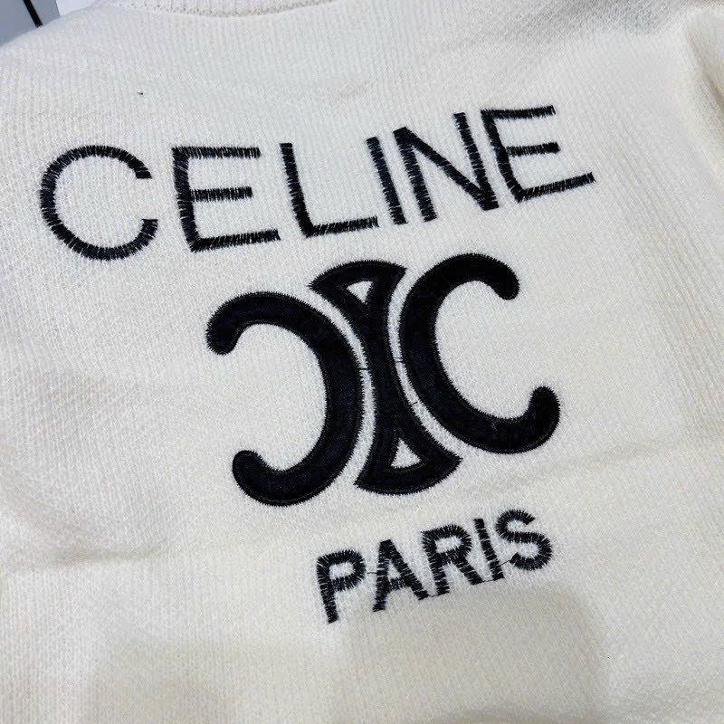 Áo cardigan Len CELINE Paris hàng QC cao cấp form rộng tay bồng cực xinh | BigBuy360 - bigbuy360.vn