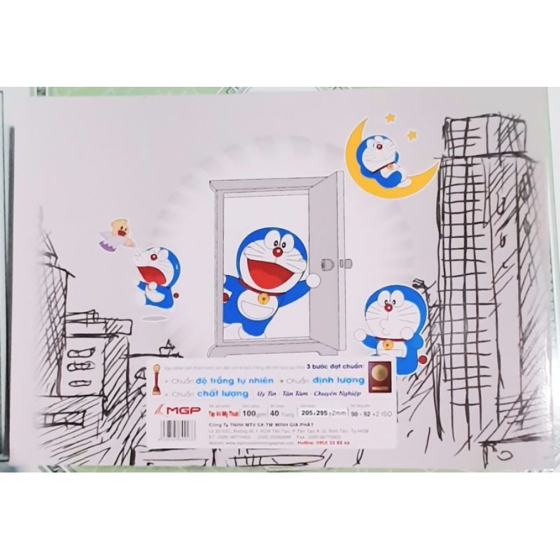 🖼🏡VỞ VẼ 🅰️4️⃣ DOREMON 40 TRANG🎨🖌💝