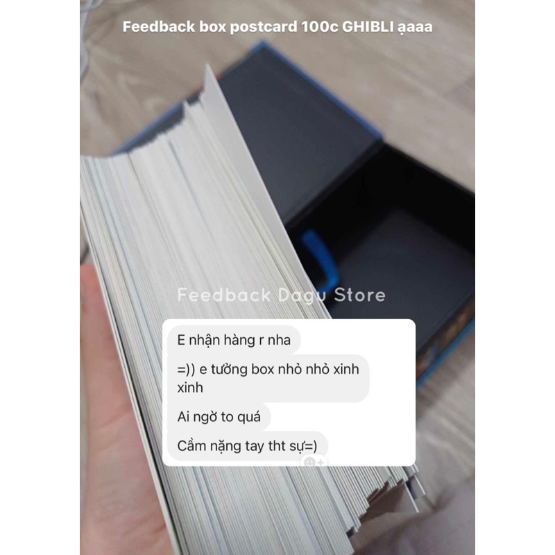 100 GHIBLI POSTCARDS SET BƯU THIẾP 100 TẤM