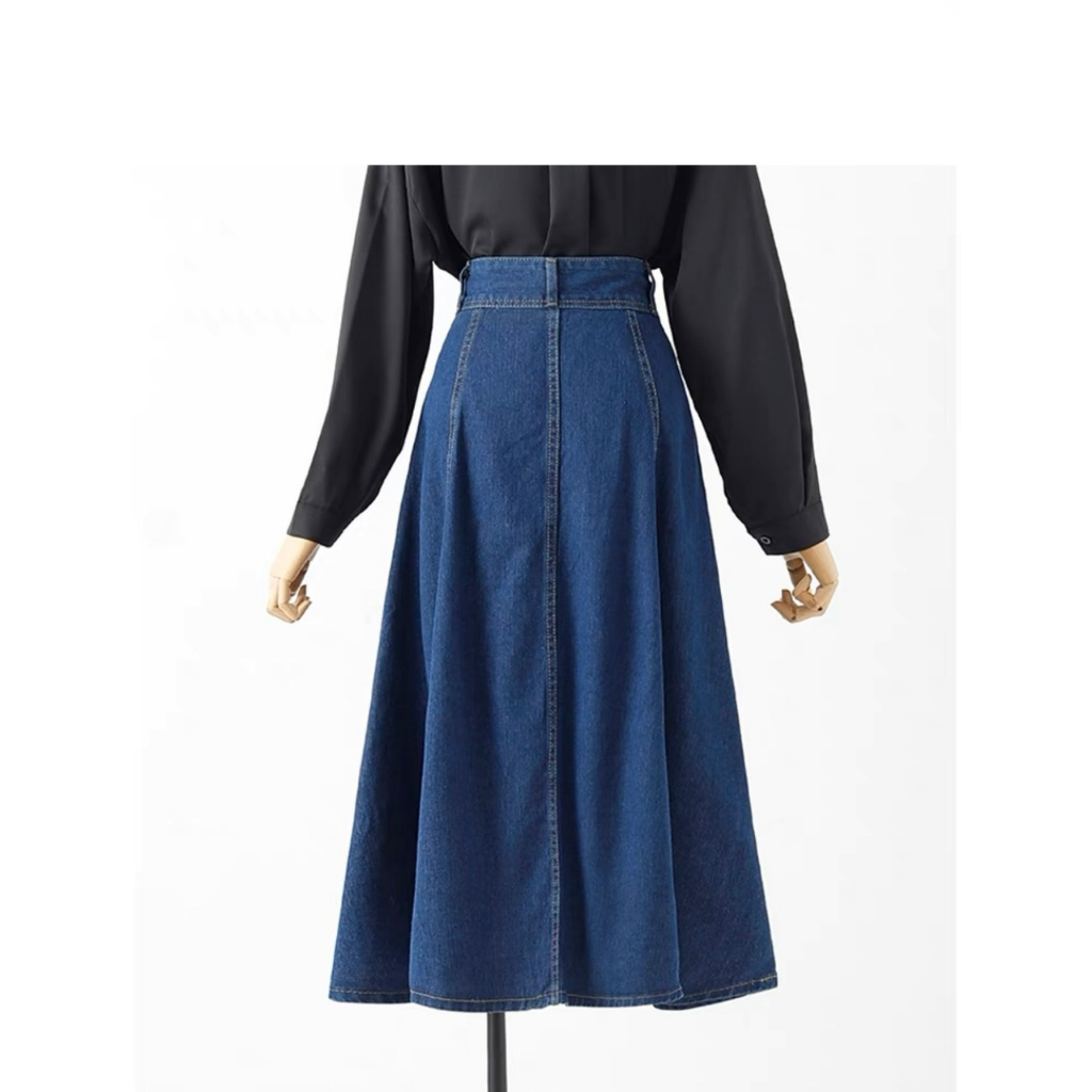 VÁY JEAN XÒE NHẸ