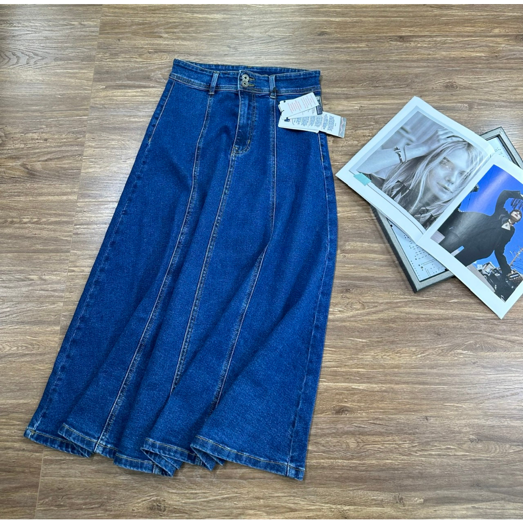 VÁY JEAN XÒE NHẸ