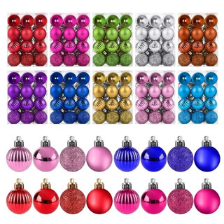 Set 6, 12 Quả Châu E18 3cm Trang Trí Noel Treo Cây Thông Trang Trí Giáng Sinh