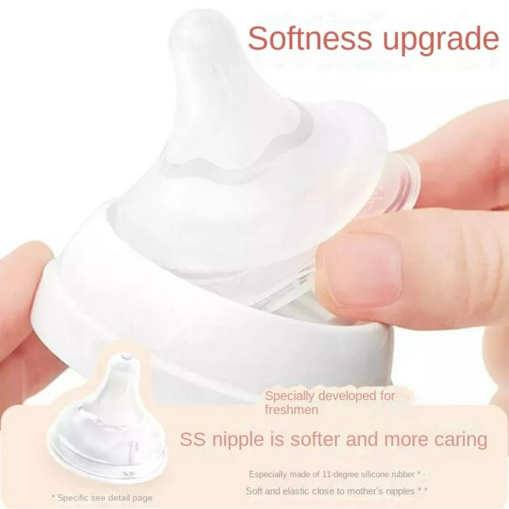 Núm Ti Pigeon Thế Hệ 3 SofTouch Cổ Rộng Mẫu Mới