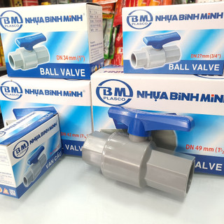 Van nước Bình Minh Phi 49 van cầu van bi nhựa