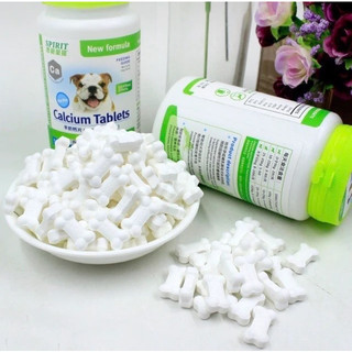 [1 Viên] Viên Canxi Cho Chó Mèo SPIRIT Bổ Sung Dinh Dưỡng Vitamin Giúp Chắc Khỏe Xương Mượt Lông