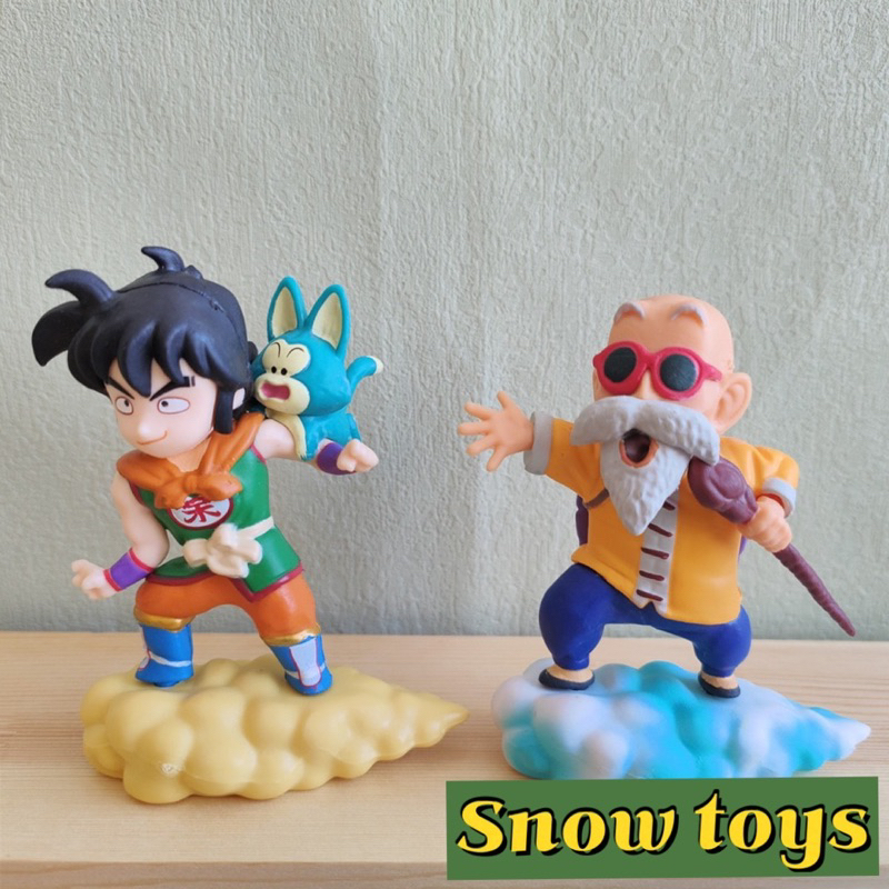 Mô hình Dragon Ball - Mô hình Son Goku Gohan cưỡi mây Bulma Chi Chi Yamcha Quy lão Kame Puar Tao Pai Pai Krillin Songoku