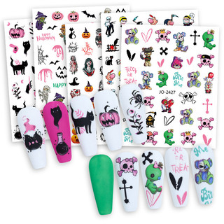 Sticker dán móng tay họa tiết Halloween