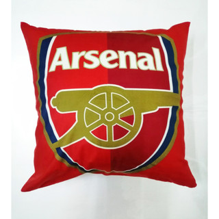 Gối ôm chất liệu nhung mềm Arsenal logo 2 mặt