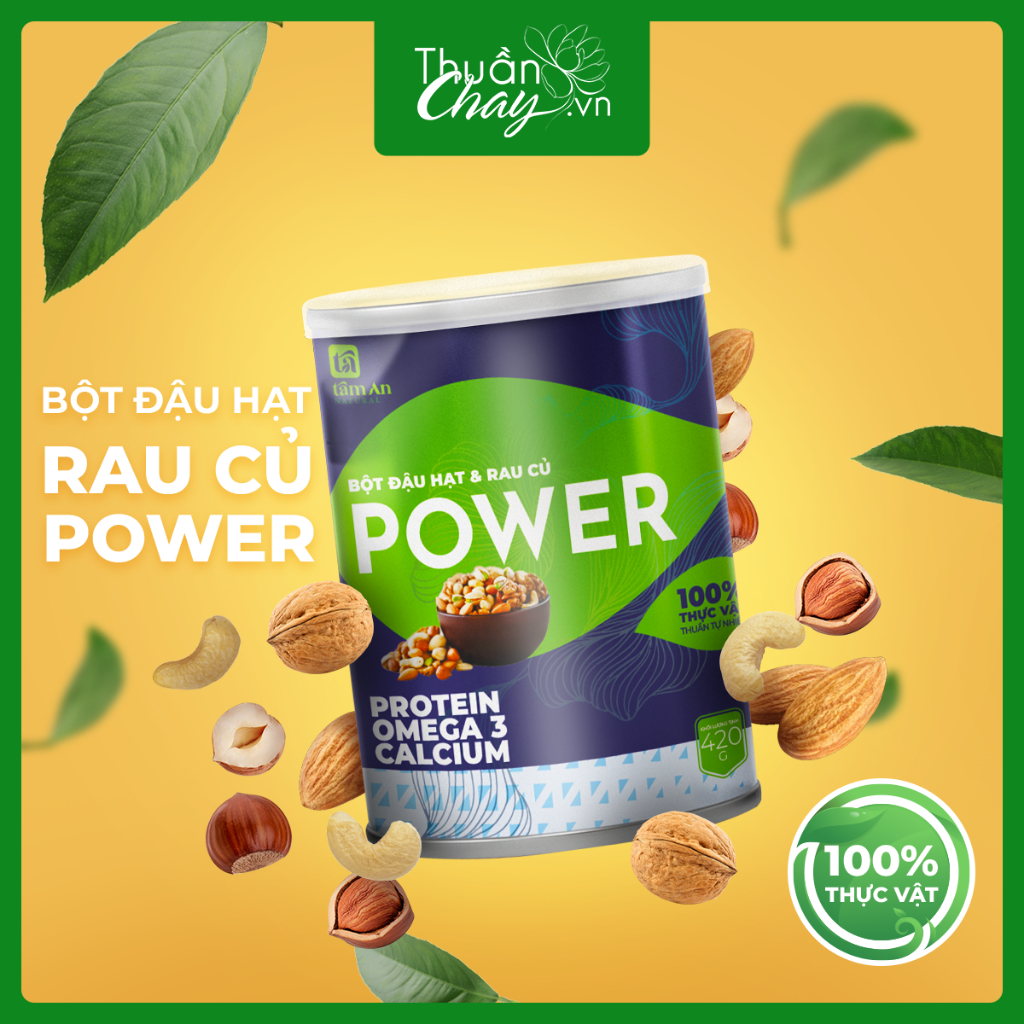 Bột Đậu Hạt Và Rau Củ Power Nhiều Chất Xơ (420g)