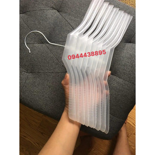 Móc treo quần áo bằng nhựa của trẻ em, loại móc vai to dành cho quần áo của trẻ 2 - 5 tuổi; móc mủ