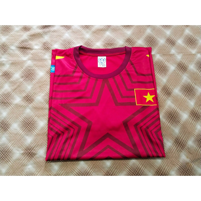 Áo thể thao ĐT VIỆT NAM, chất liệu vải THUN LẠNH, thoáng mát, thấm hút mồ hôi