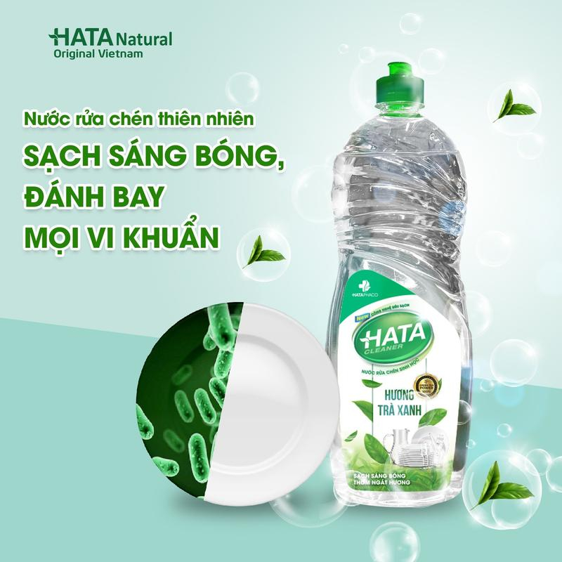 Nước rửa chén sinh học HATA 780G các mùi, giao mùi ngẫu nhiên