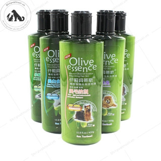 Sữa Tắm Cho Chó Mèo Olive Essence 450g