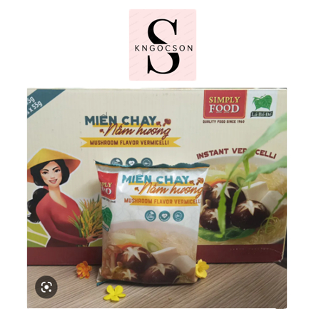 Miến chay Nấm Hương gói