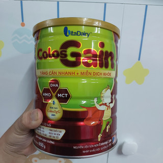 (Date mới ) Sữa bột Vitadairy Colos Gain 0+ Lon 800g (0-1 tuổi) (Quét mã Tích điểm app đầy đủ)