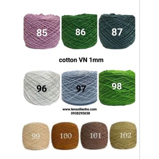 Sợi cotton VN 1mm (cuộn 100gr)