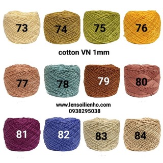 Sợi cotton VN 1mm (cuộn 100gr)