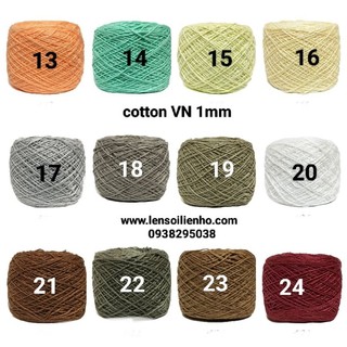 Sợi cotton VN 1mm (cuộn 100gr)
