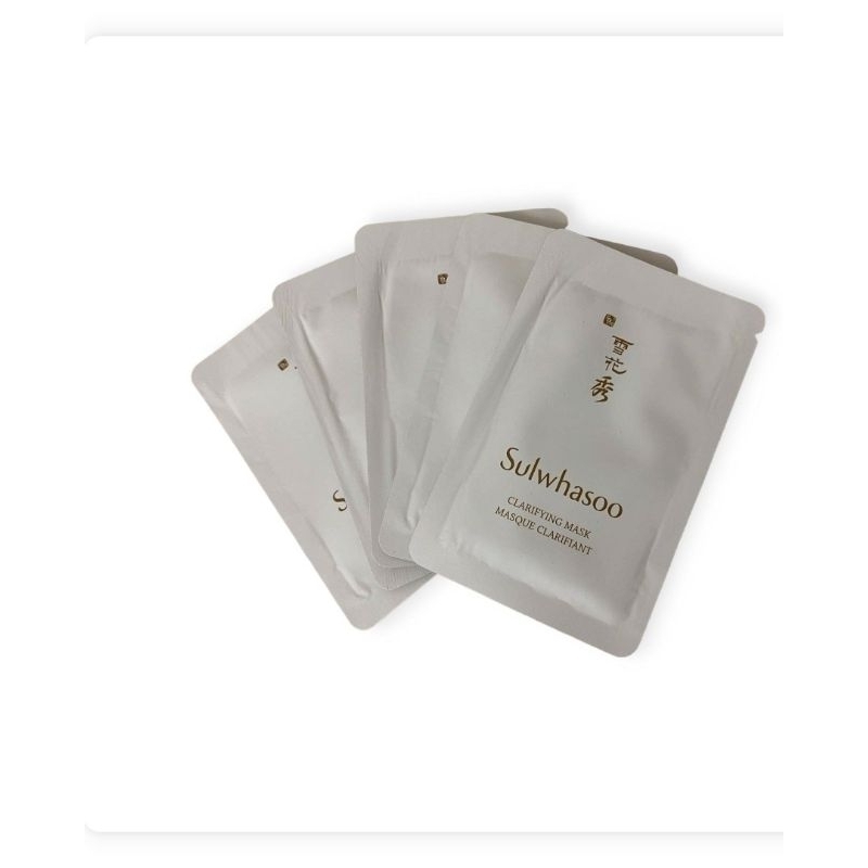 Gói dùng thử Mặt nạ lột sáng da loại bỏ bào chết và mụn cám Sulwhasoo Clarifying Mask 3ml