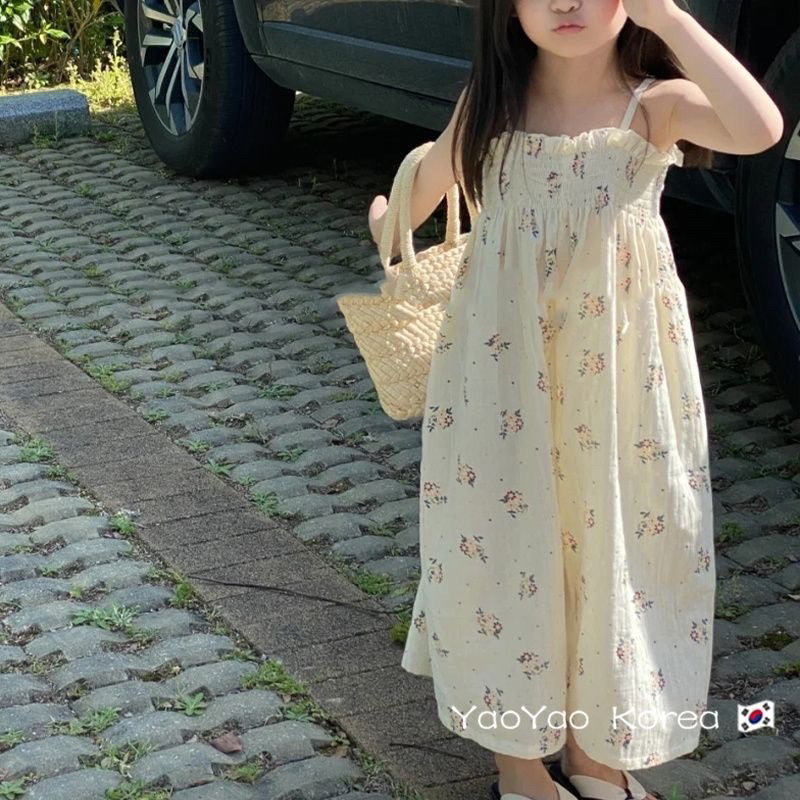 Yếm Jum Đũi Hoạ Tiết Bi Xinh Cho Bé Gái Diện Hè