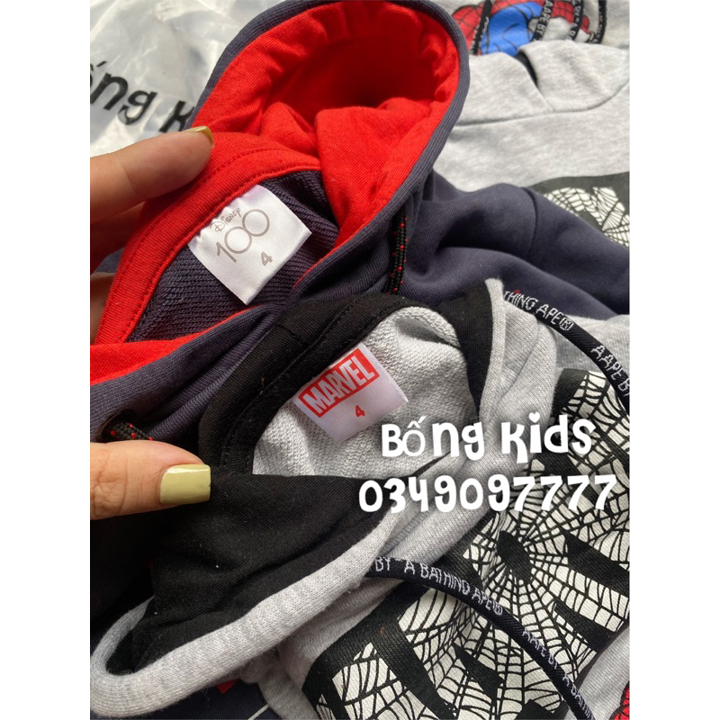 Áo Nỉ Hoodie Bé Trai MARVEI Rút Dây