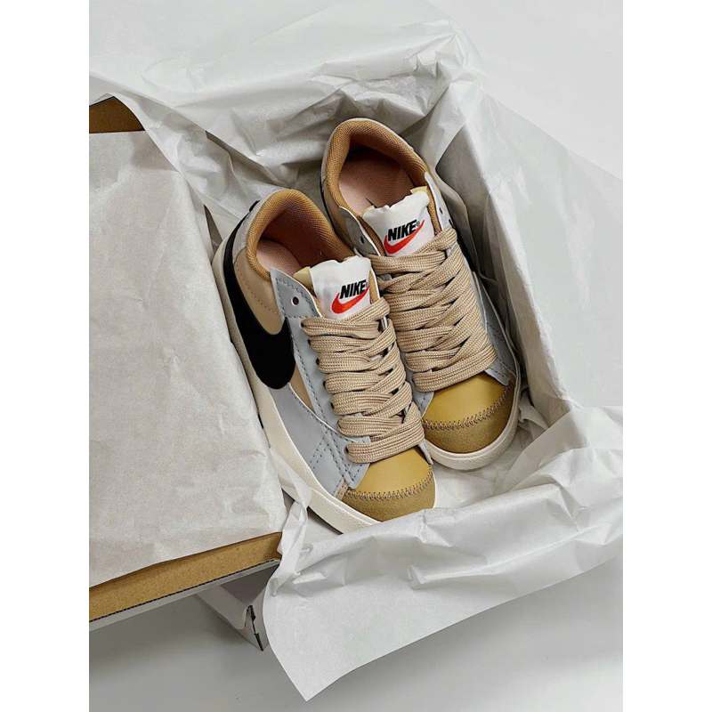 Giày thể thao sneaker zumbo xám nâu 2023