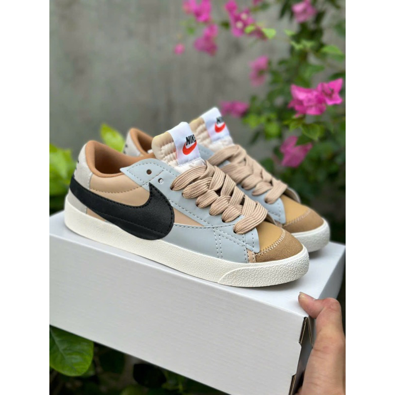 Giày thể thao sneaker zumbo xám nâu 2023
