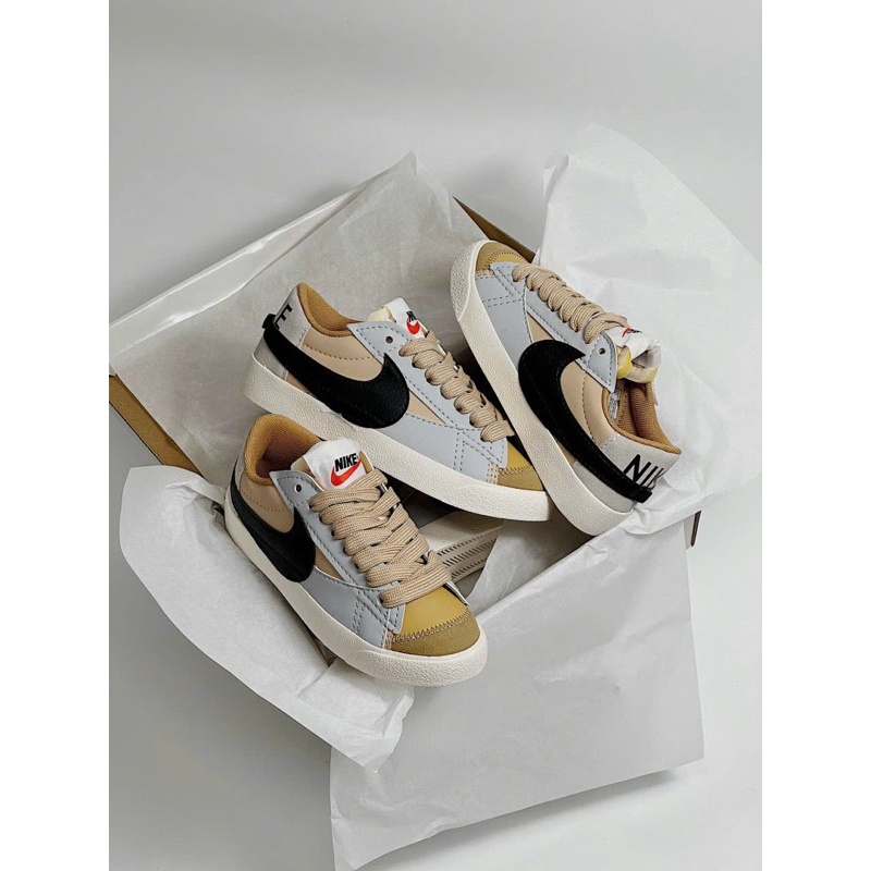 Giày thể thao sneaker zumbo xám nâu 2023