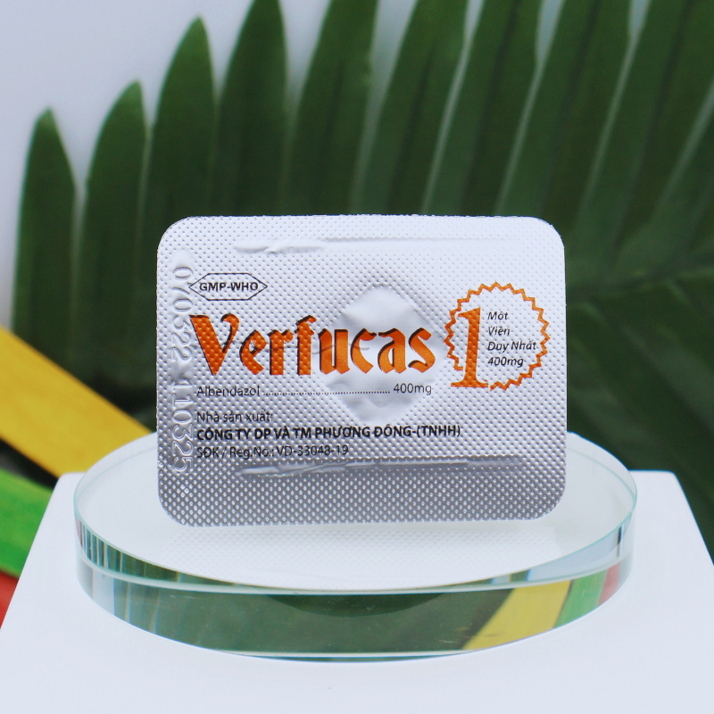 Thuốc Tẩy Giun VERFUCAS Dành Cho Trẻ Em Trên 2 Tuổi