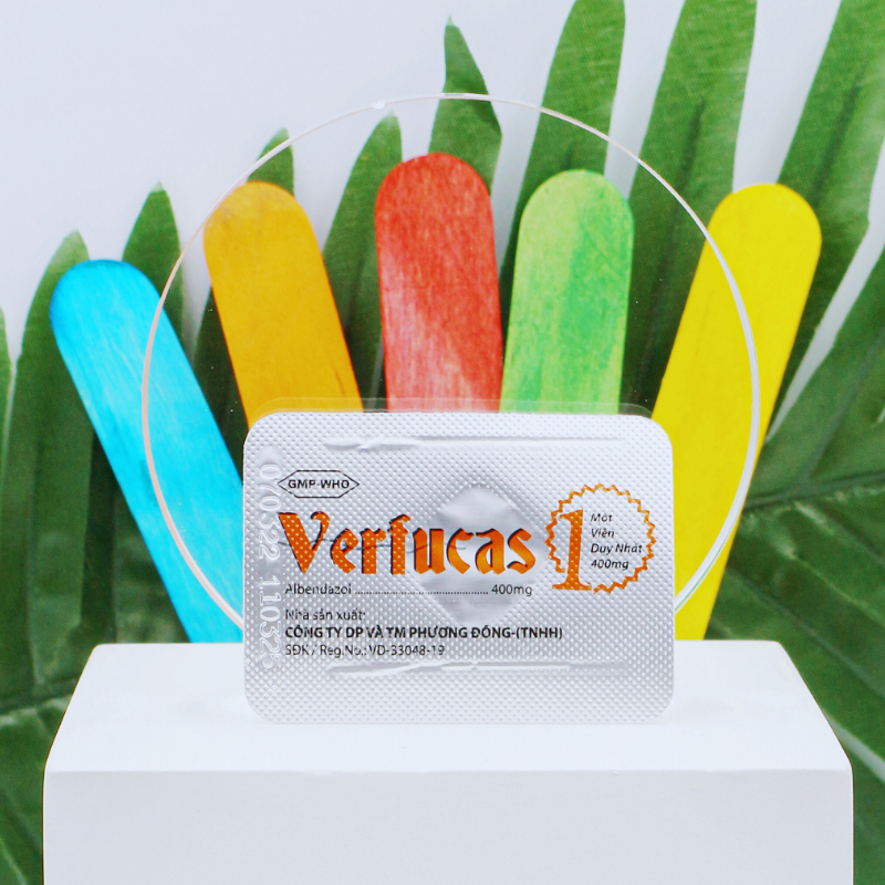 Thuốc Tẩy Giun VERFUCAS Dành Cho Trẻ Em Trên 2 Tuổi