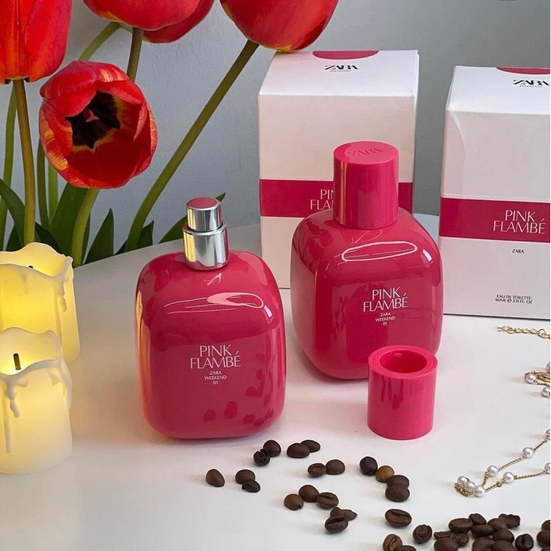 Nước hoa Za.Ra Pink Flambe' Eau De Toilette 90ml