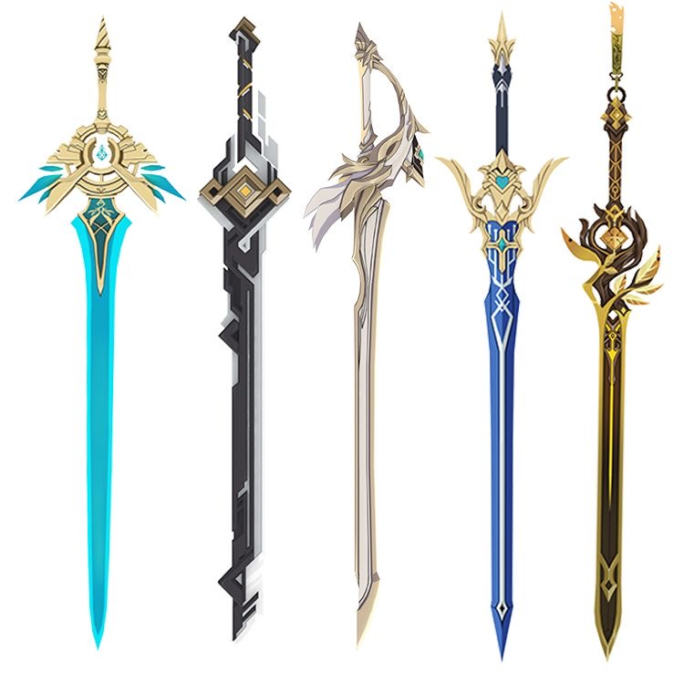 Mô hình vũ khí kiếm Genshin Impact 100cm nhựa dẻo PU