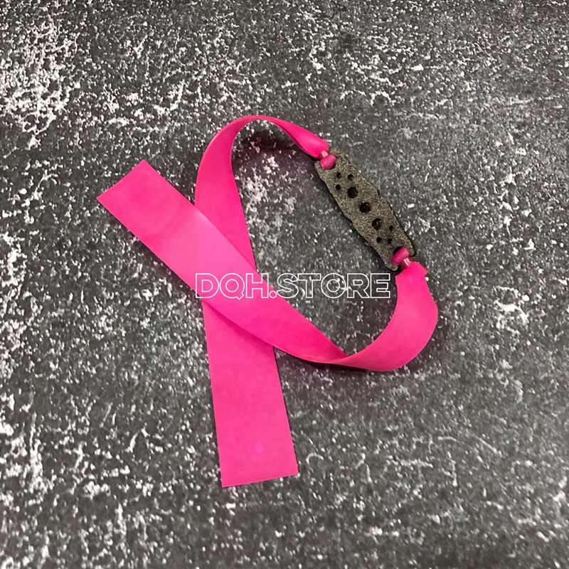 Dây Thun Ná cao su USOPP BAND hồng buộc sẵn da 3 lỗ độ dày 0.55mm-0.65mm